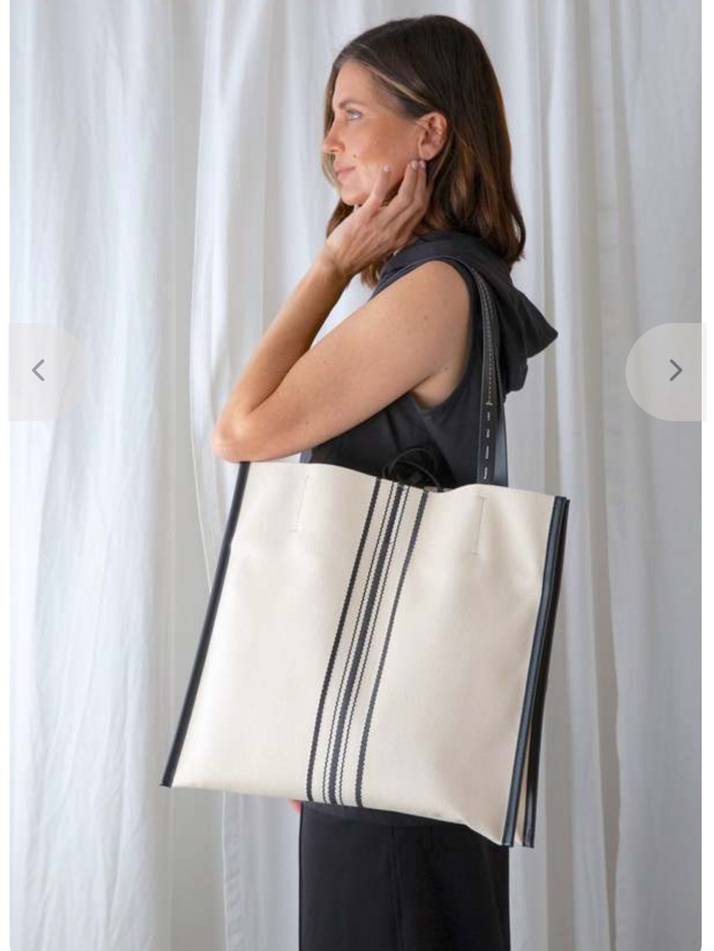 Proenza Schouler White Label Twin Stripe Tote